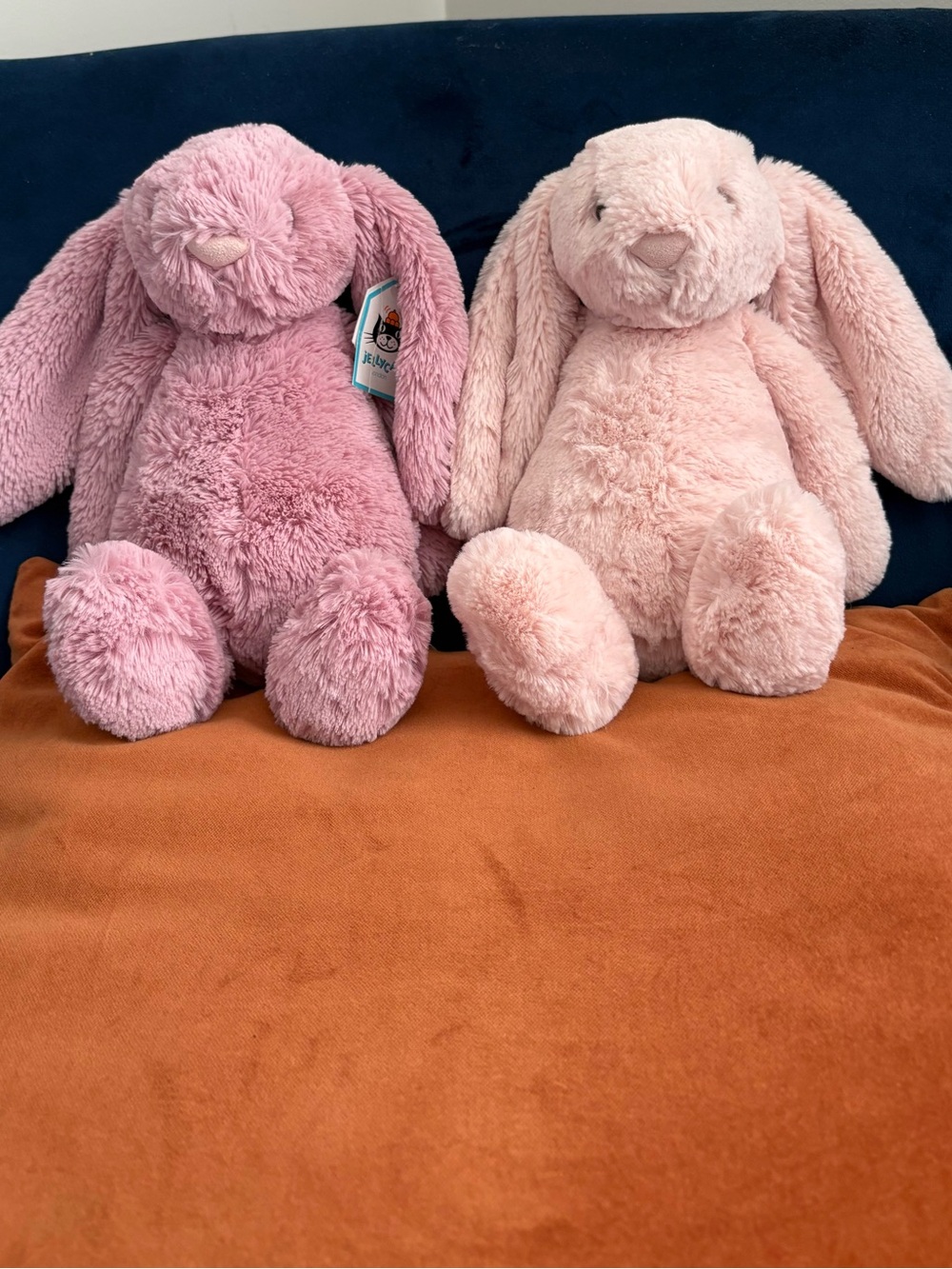 Jellycat Bashful Tulip Pink & Bashful Pink Bunnies(Bundle)NWT&Without